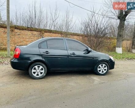 Чорний Хендай Акцент, об'ємом двигуна 1.4 л та пробігом 225 тис. км за 3899 $, фото 6 на Automoto.ua