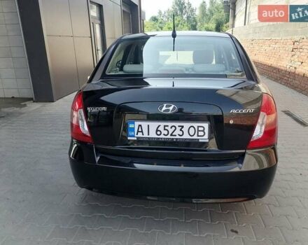 Чорний Хендай Акцент, об'ємом двигуна 1.4 л та пробігом 202 тис. км за 5500 $, фото 4 на Automoto.ua