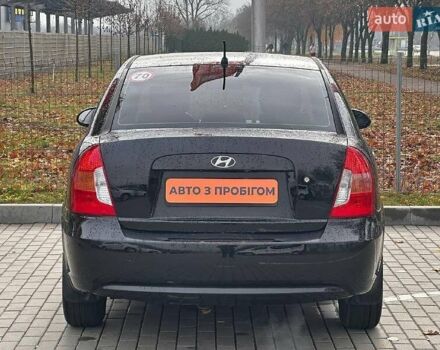 Черный Хендай Акцент, объемом двигателя 1.4 л и пробегом 156 тыс. км за 4700 $, фото 6 на Automoto.ua