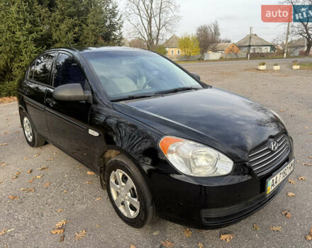 Черный Хендай Акцент, объемом двигателя 1.4 л и пробегом 257 тыс. км за 3000 $, фото 2 на Automoto.ua