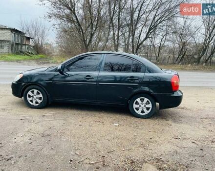 Чорний Хендай Акцент, об'ємом двигуна 1.4 л та пробігом 225 тис. км за 3899 $, фото 4 на Automoto.ua