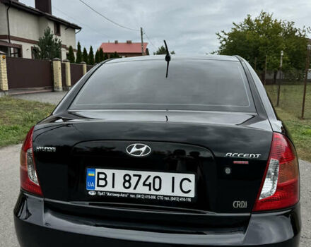 Черный Хендай Акцент, объемом двигателя 1.49 л и пробегом 198 тыс. км за 5800 $, фото 2 на Automoto.ua