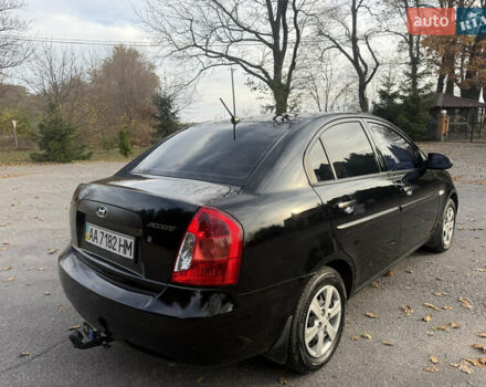 Черный Хендай Акцент, объемом двигателя 1.4 л и пробегом 257 тыс. км за 3000 $, фото 5 на Automoto.ua