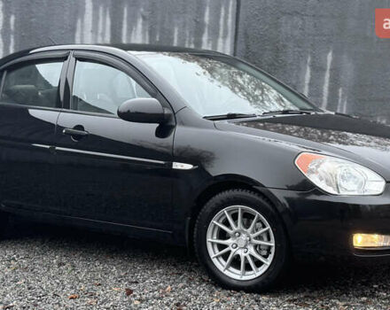 Черный Хендай Акцент, объемом двигателя 1.4 л и пробегом 139 тыс. км за 5999 $, фото 2 на Automoto.ua