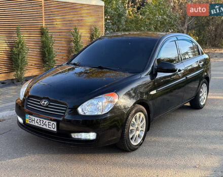 Черный Хендай Акцент, объемом двигателя 1.4 л и пробегом 128 тыс. км за 5800 $, фото 14 на Automoto.ua