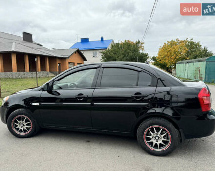 Черный Хендай Акцент, объемом двигателя 1.49 л и пробегом 198 тыс. км за 5800 $, фото 1 на Automoto.ua