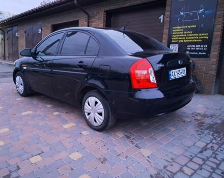 Черный Хендай Акцент, объемом двигателя 1.4 л и пробегом 267 тыс. км за 5400 $, фото 1 на Automoto.ua