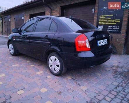 Черный Хендай Акцент, объемом двигателя 1.4 л и пробегом 267 тыс. км за 5400 $, фото 1 на Automoto.ua