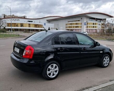 Черный Хендай Акцент, объемом двигателя 1.6 л и пробегом 182 тыс. км за 5200 $, фото 3 на Automoto.ua