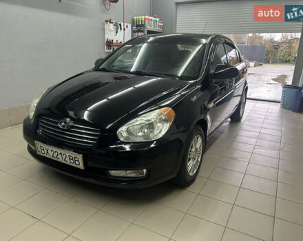 Чорний Хендай Акцент, об'ємом двигуна 1.4 л та пробігом 180 тис. км за 4950 $, фото 4 на Automoto.ua