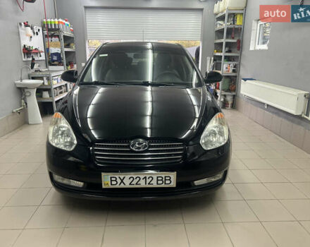 Чорний Хендай Акцент, об'ємом двигуна 1.4 л та пробігом 180 тис. км за 4950 $, фото 5 на Automoto.ua