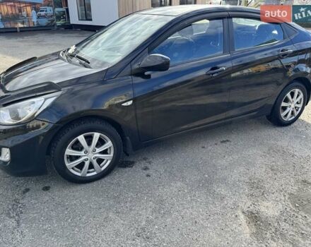Черный Хендай Акцент, объемом двигателя 1.4 л и пробегом 117 тыс. км за 7500 $, фото 2 на Automoto.ua