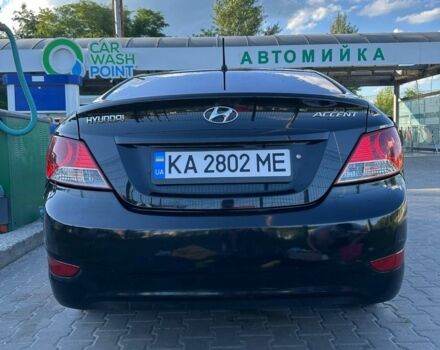 Черный Хендай Акцент, объемом двигателя 1.6 л и пробегом 200 тыс. км за 6000 $, фото 2 на Automoto.ua