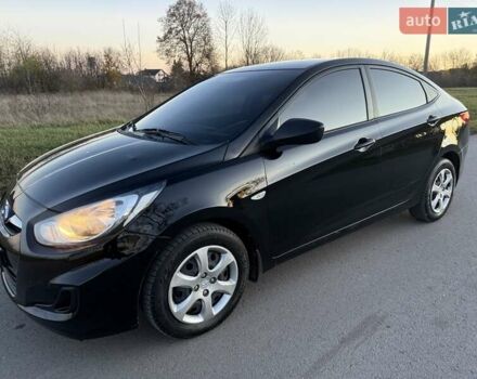 Черный Хендай Акцент, объемом двигателя 1.4 л и пробегом 87 тыс. км за 7250 $, фото 2 на Automoto.ua