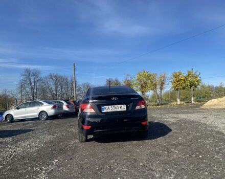 Черный Хендай Акцент, объемом двигателя 1.4 л и пробегом 213 тыс. км за 6250 $, фото 4 на Automoto.ua
