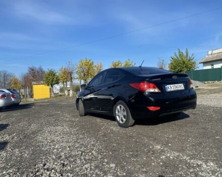 Черный Хендай Акцент, объемом двигателя 1.4 л и пробегом 213 тыс. км за 6250 $, фото 2 на Automoto.ua