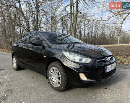 Черный Хендай Акцент, объемом двигателя 1.4 л и пробегом 120 тыс. км за 7900 $, фото 12 на Automoto.ua