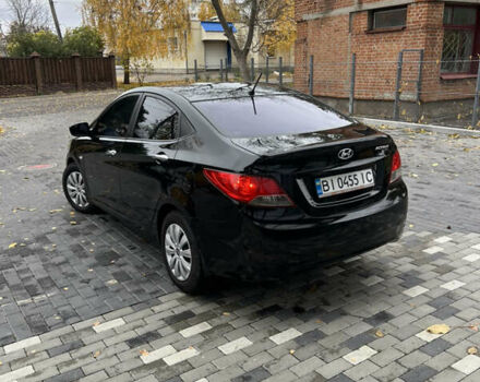 Хендай Акцент 2011 в Полтаве на Automoto.ua Черный Хендай Акцент, объемом двигателя 1.4 л и пробегом 186 тыс. км за 5999 $, фото 14 на Automoto.ua