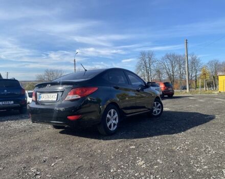 Черный Хендай Акцент, объемом двигателя 1.4 л и пробегом 213 тыс. км за 6250 $, фото 3 на Automoto.ua