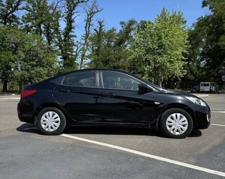 Черный Хендай Акцент, объемом двигателя 1.4 л и пробегом 163 тыс. км за 6900 $, фото 3 на Automoto.ua