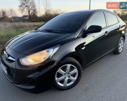 Черный Хендай Акцент, объемом двигателя 1.4 л и пробегом 87 тыс. км за 7250 $, фото 97 на Automoto.ua