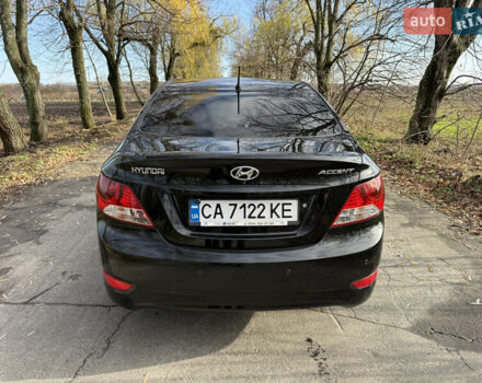Черный Хендай Акцент, объемом двигателя 1.4 л и пробегом 120 тыс. км за 7900 $, фото 4 на Automoto.ua