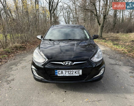 Черный Хендай Акцент, объемом двигателя 1.4 л и пробегом 120 тыс. км за 7900 $, фото 1 на Automoto.ua