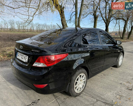 Черный Хендай Акцент, объемом двигателя 1.4 л и пробегом 120 тыс. км за 7900 $, фото 3 на Automoto.ua