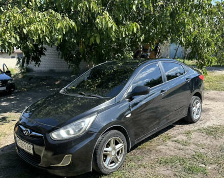 Чорний Хендай Акцент, об'ємом двигуна 1.4 л та пробігом 235 тис. км за 6300 $, фото 1 на Automoto.ua