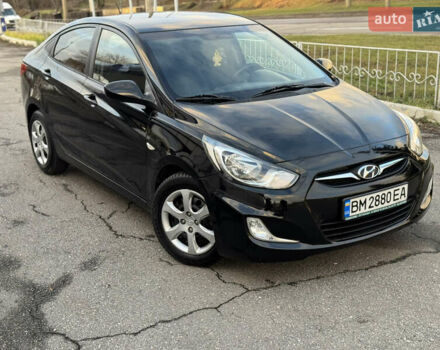 Черный Хендай Акцент, объемом двигателя 1.4 л и пробегом 146 тыс. км за 6950 $, фото 9 на Automoto.ua