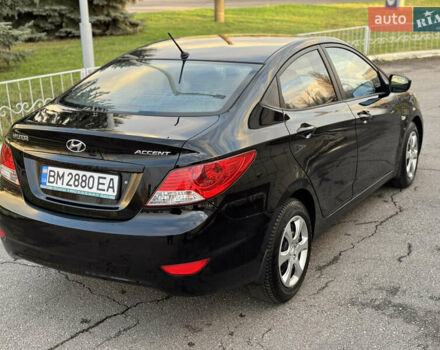 Черный Хендай Акцент, объемом двигателя 1.4 л и пробегом 146 тыс. км за 6950 $, фото 5 на Automoto.ua