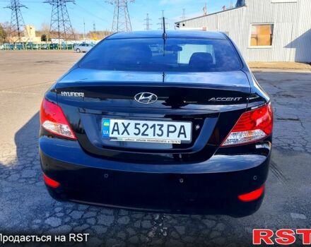 Черный Хендай Акцент, объемом двигателя 1.4 л и пробегом 95 тыс. км за 8900 $, фото 3 на Automoto.ua