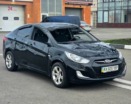 Черный Хендай Акцент, объемом двигателя 1.4 л и пробегом 160 тыс. км за 2700 $, фото 4 на Automoto.ua