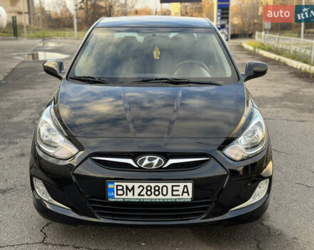 Черный Хендай Акцент, объемом двигателя 1.4 л и пробегом 146 тыс. км за 6950 $, фото 1 на Automoto.ua