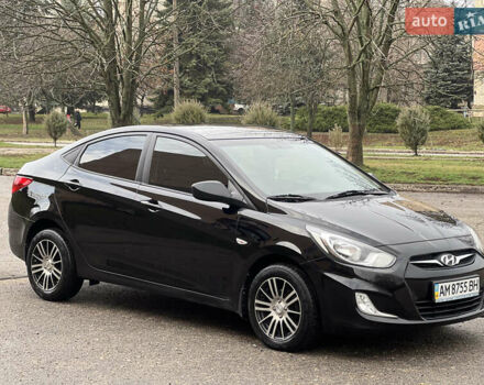 Черный Хендай Акцент, объемом двигателя 1.4 л и пробегом 141 тыс. км за 7650 $, фото 21 на Automoto.ua