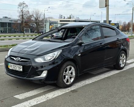 Черный Хендай Акцент, объемом двигателя 1.4 л и пробегом 160 тыс. км за 2700 $, фото 1 на Automoto.ua