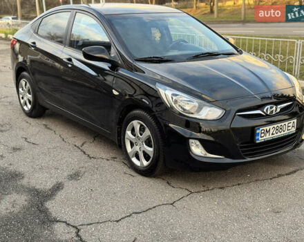 Черный Хендай Акцент, объемом двигателя 1.4 л и пробегом 146 тыс. км за 6950 $, фото 8 на Automoto.ua