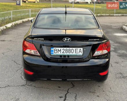 Черный Хендай Акцент, объемом двигателя 1.4 л и пробегом 146 тыс. км за 6950 $, фото 7 на Automoto.ua