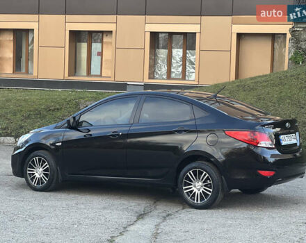 Черный Хендай Акцент, объемом двигателя 1.4 л и пробегом 141 тыс. км за 7500 $, фото 18 на Automoto.ua