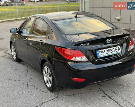 Черный Хендай Акцент, объемом двигателя 1.4 л и пробегом 146 тыс. км за 6950 $, фото 6 на Automoto.ua