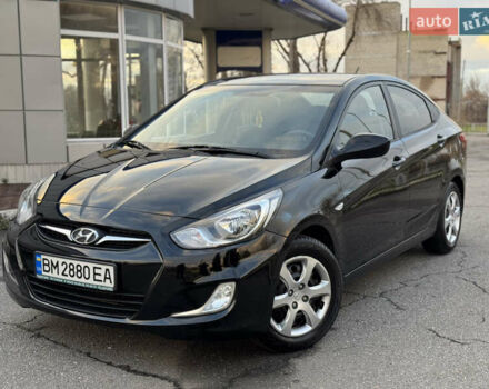 Черный Хендай Акцент, объемом двигателя 1.4 л и пробегом 146 тыс. км за 6950 $, фото 12 на Automoto.ua