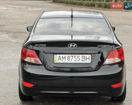 Черный Хендай Акцент, объемом двигателя 1.4 л и пробегом 141 тыс. км за 7650 $, фото 12 на Automoto.ua