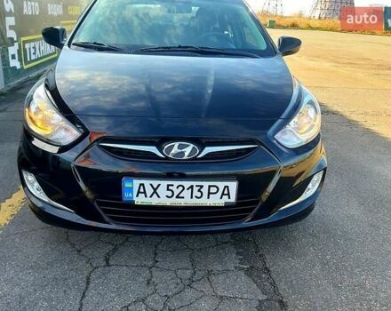 Черный Хендай Акцент, объемом двигателя 1.4 л и пробегом 95 тыс. км за 8900 $, фото 7 на Automoto.ua