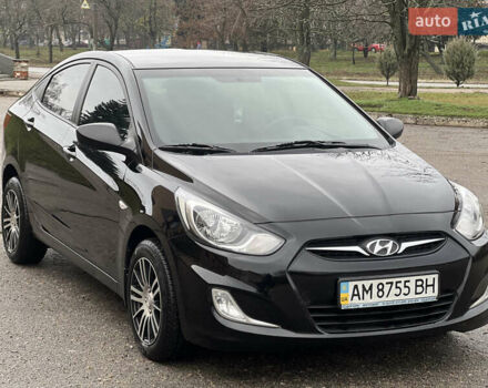 Черный Хендай Акцент, объемом двигателя 1.4 л и пробегом 141 тыс. км за 7650 $, фото 19 на Automoto.ua