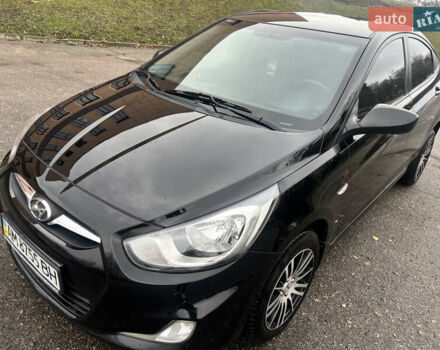 Черный Хендай Акцент, объемом двигателя 1.4 л и пробегом 141 тыс. км за 7650 $, фото 15 на Automoto.ua