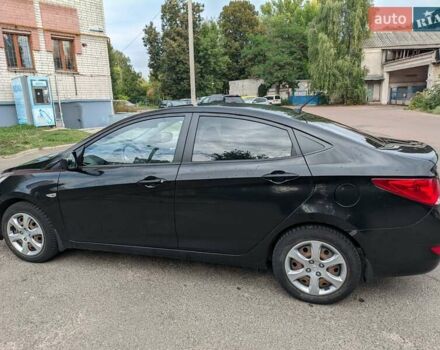 Хендай Акцент 2013 в Сумах на Automoto.ua Черный Хендай Акцент, объемом двигателя 1.4 л и пробегом 118 тыс. км за 7300 $, фото 2 на Automoto.ua