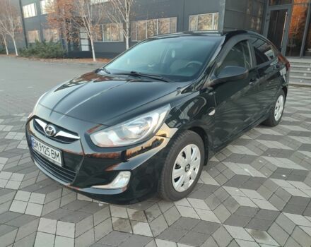 Черный Хендай Акцент, объемом двигателя 1.4 л и пробегом 197 тыс. км за 6000 $, фото 1 на Automoto.ua