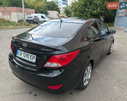 Хендай Акцент 2013 в Сумах на Automoto.ua Черный Хендай Акцент, объемом двигателя 1.4 л и пробегом 118 тыс. км за 7300 $, фото 1 на Automoto.ua