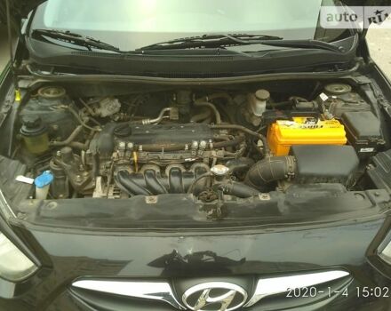 Черный Хендай Акцент, объемом двигателя 1.4 л и пробегом 158 тыс. км за 6000 $, фото 10 на Automoto.ua