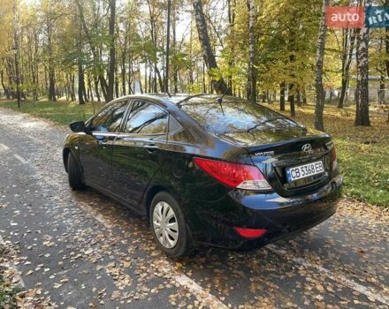 Хендай Акцент 2013 в Чернигове на Automoto.ua Черный Хендай Акцент, объемом двигателя 1.4 л и пробегом 221 тыс. км за 5900 $, фото 7 на Automoto.ua